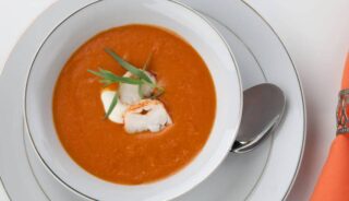 Cream of Red Shrimp and Lobster Cream