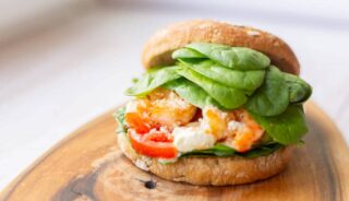 Shrimp and Surimi Burger