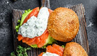 Salmon Burger 1